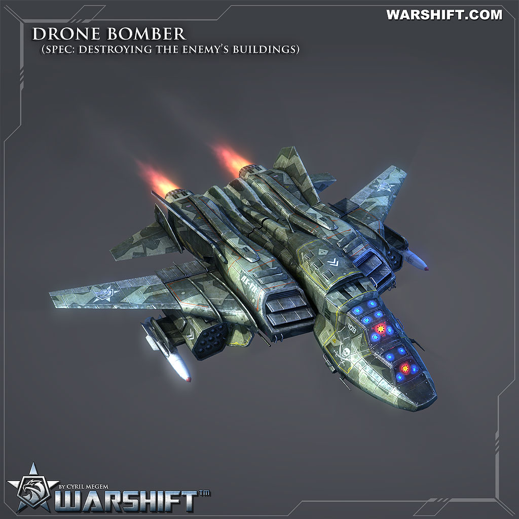 WARSHIFT Drone Bomber – Destroying the enemy’s buildings