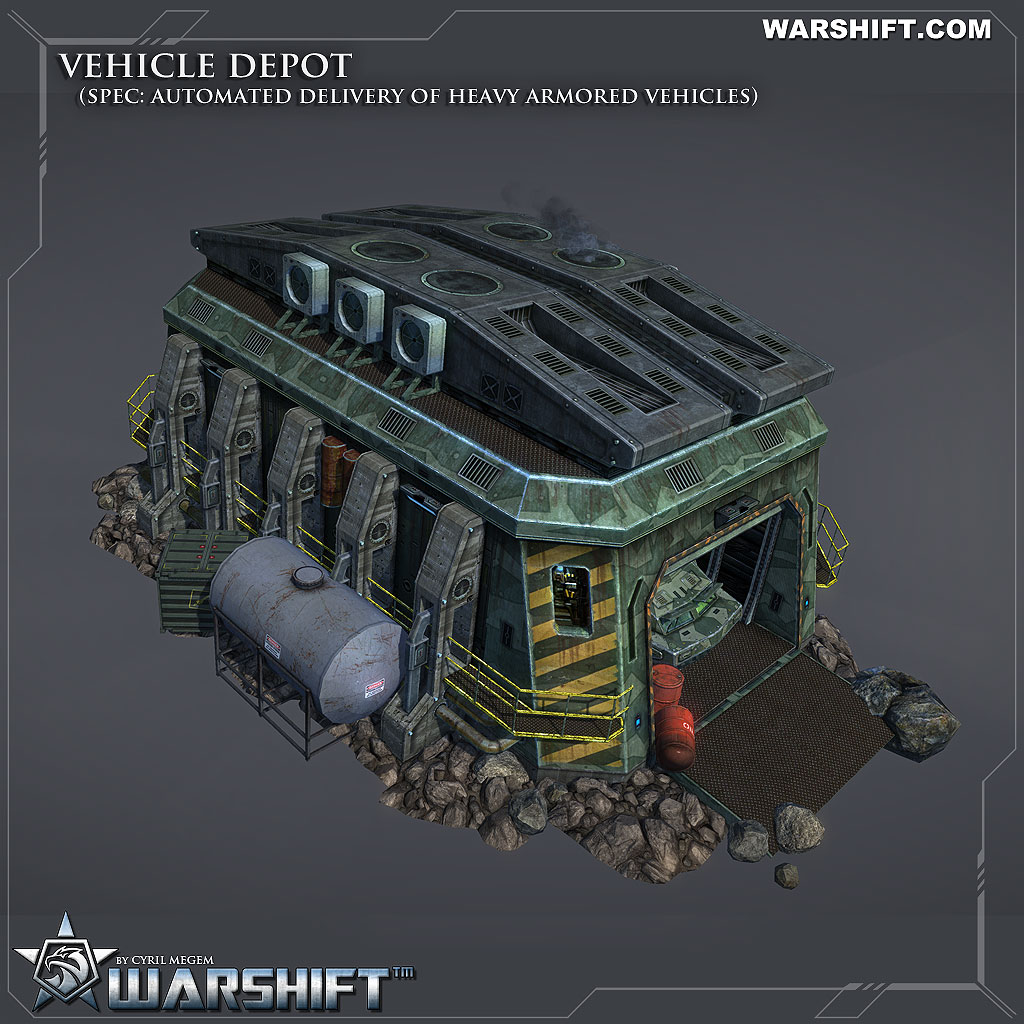 WARSHIFT Vehicle Depot – Automatic delivery of heavy vehicles