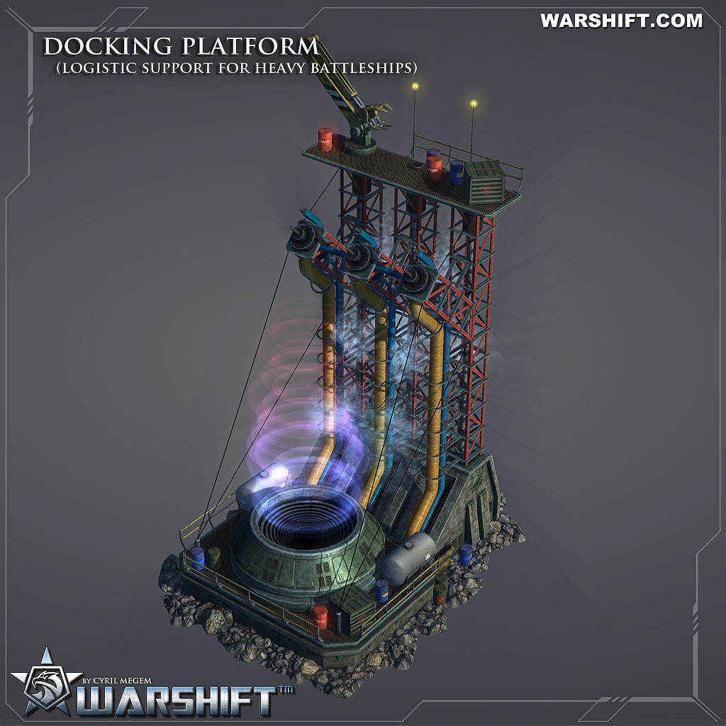 WARSHIFT Docking Platform - Docking, support and repairing battleships