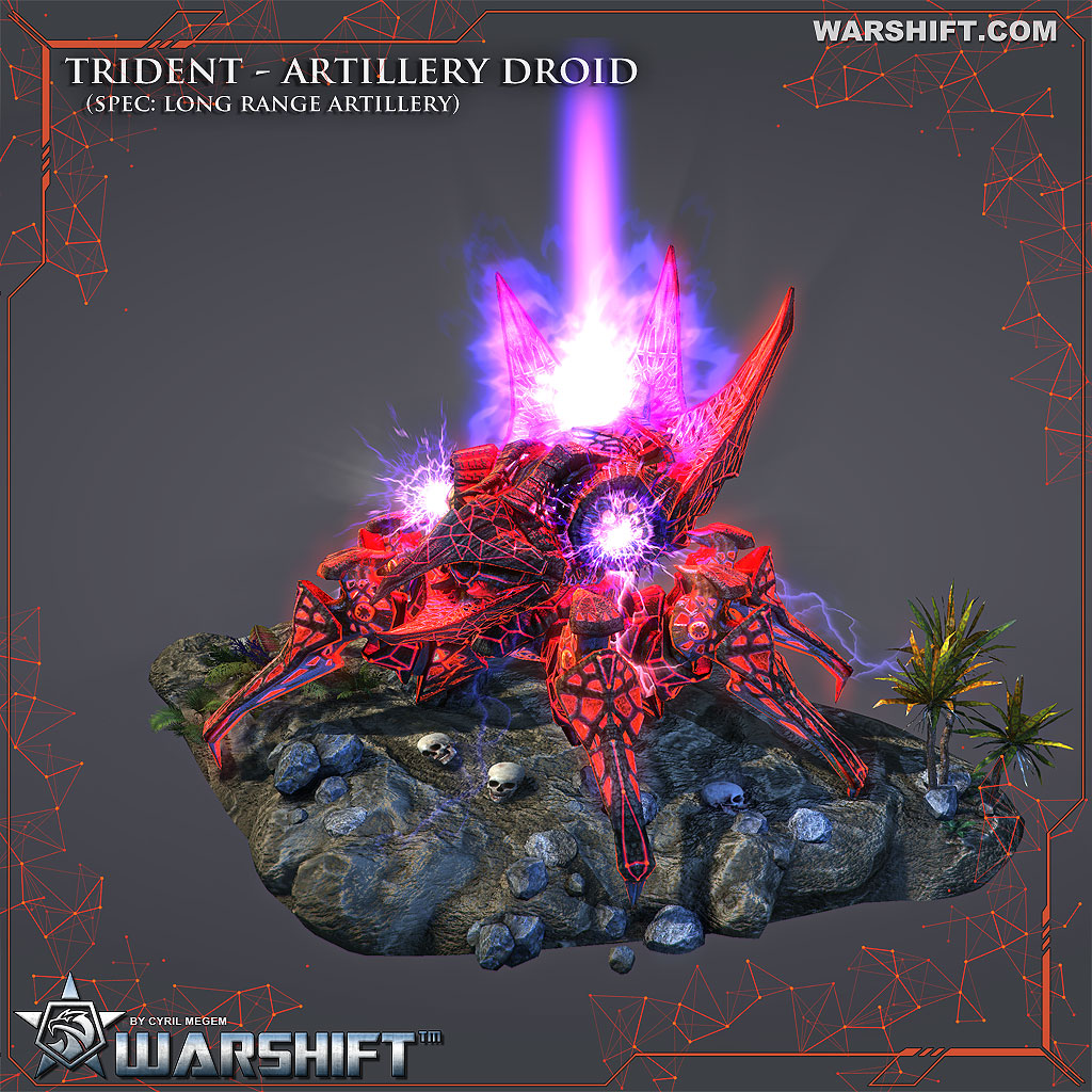 WARSHIFT Alien Trident - Long range artillery