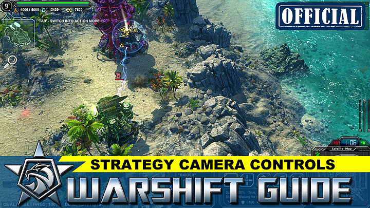 WARSHIFT Official tutorial: Strategy camera controls video guide RTS gameplay
