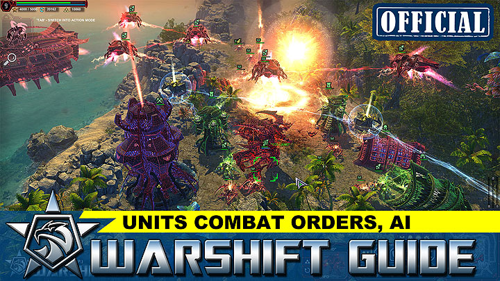 WARSHIFT Official tutorial: Units combat orders, AI Behavior