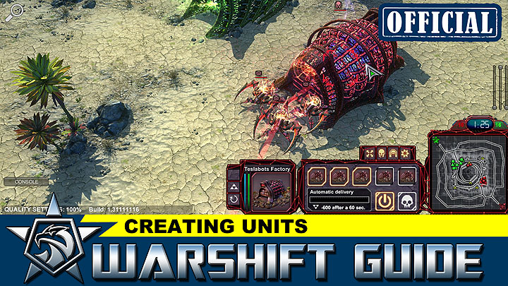 WARSHIFT official tutorial: Creating units video guide